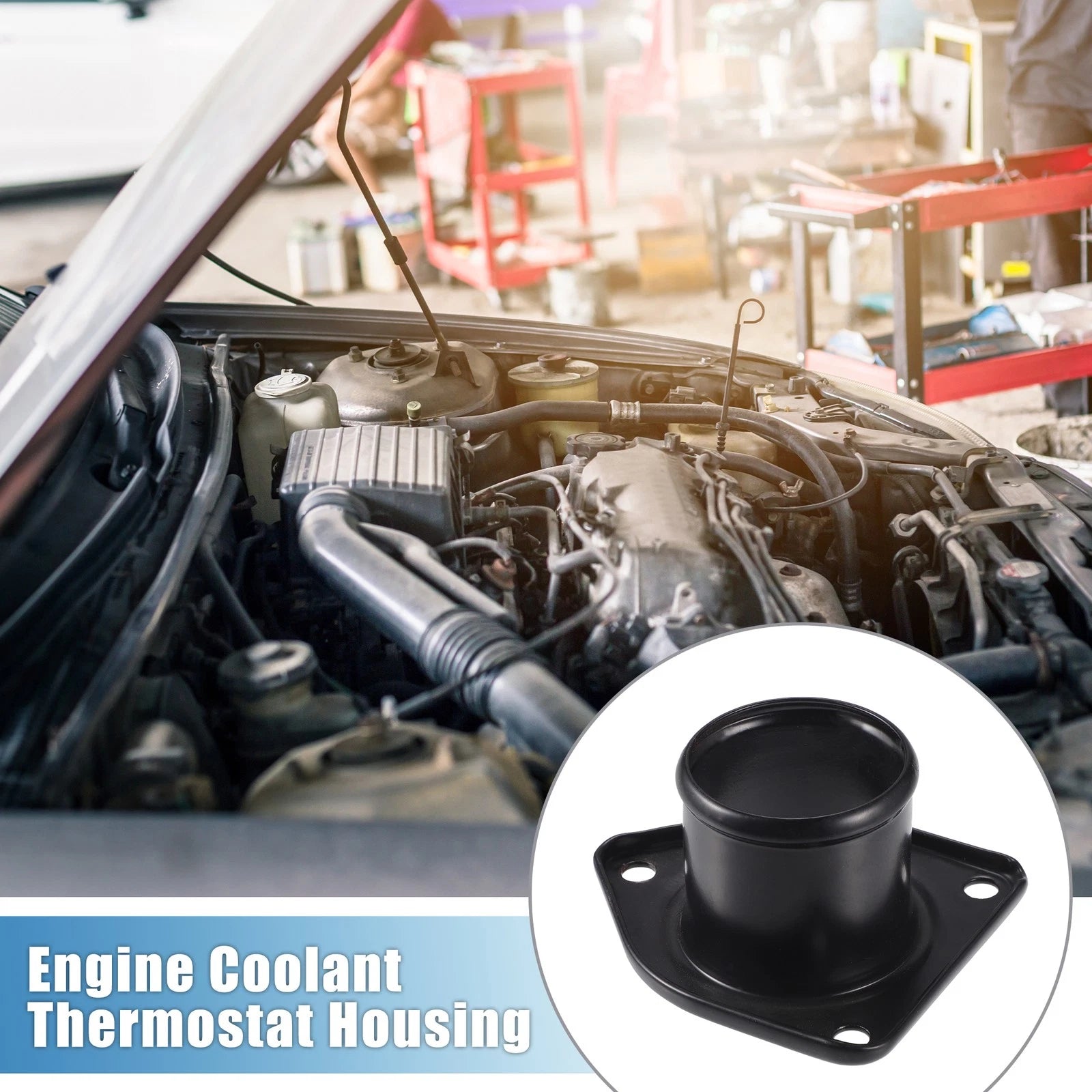 Engine Coolant Thermostat Housing No.F81Z8592AA for Ford F-250 Super Duty (1999–2003)