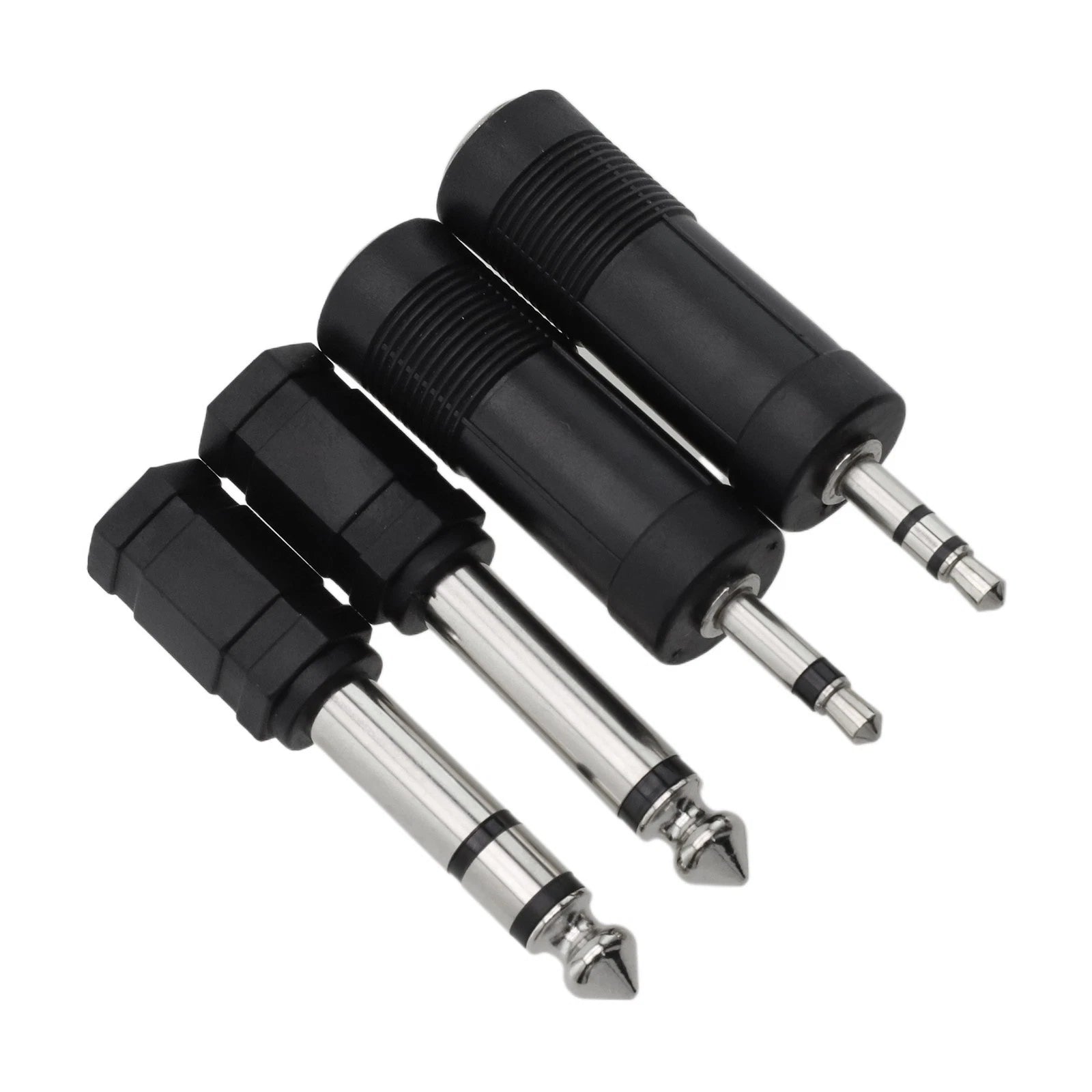 4X Headphone Adaptor Connector 1/4 Inch to 3.5mm/6.35mm Converter