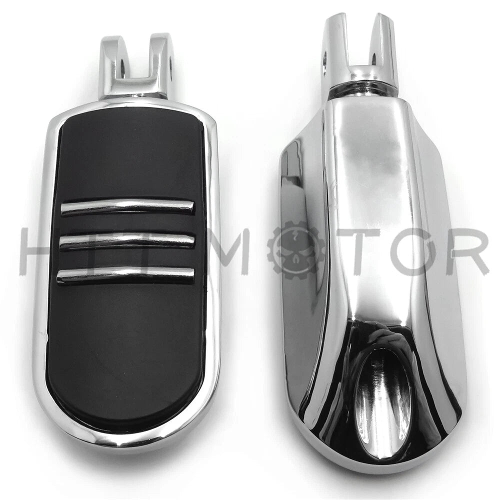 Set of 2 Streamliner Chrome Footpegs for Harley FXBB FXBR FXBRS FXLR (2018–Later)
