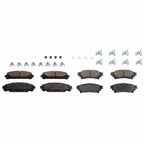 Set of 4 Ceramic Brake Pads for Toyota Highlander (2014–2019)