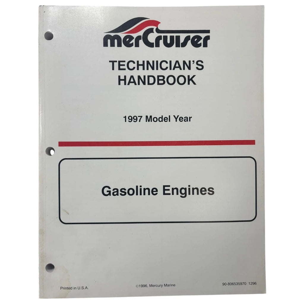 MerCruiser Technicians Handbook for Gasoline Engines (1997) 90-806535970
