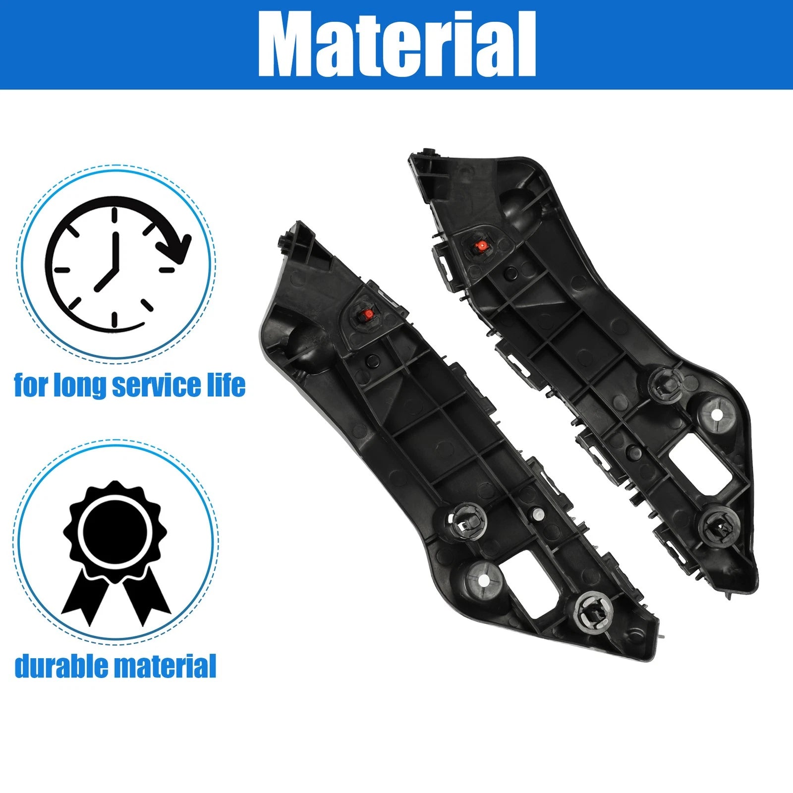 1 Pair Front Bumper Cover Support Rail for Toyota RAV4 (2019–2023)
