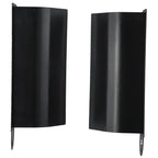 Auto Air Scoops for - Black Dynamic Plastic - 2X