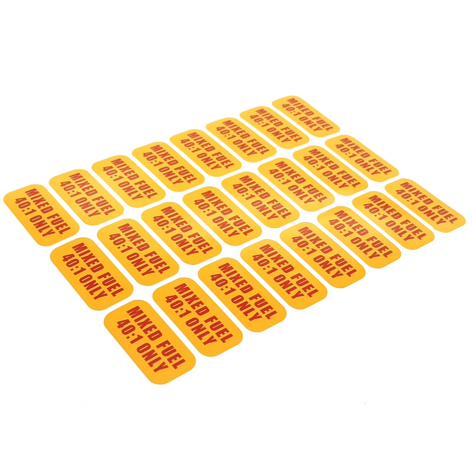 Weather Proof Extreme Stickers 24 PCS (2x1 inch) for Automotive Use