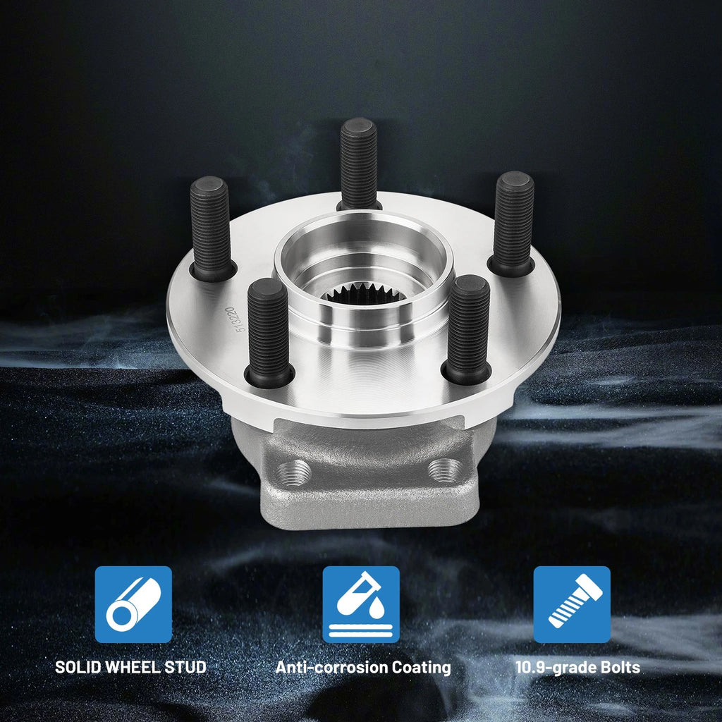 Front Wheel Bearing and Hub Assembly for 2005-2014 Subaru Outback (Set)