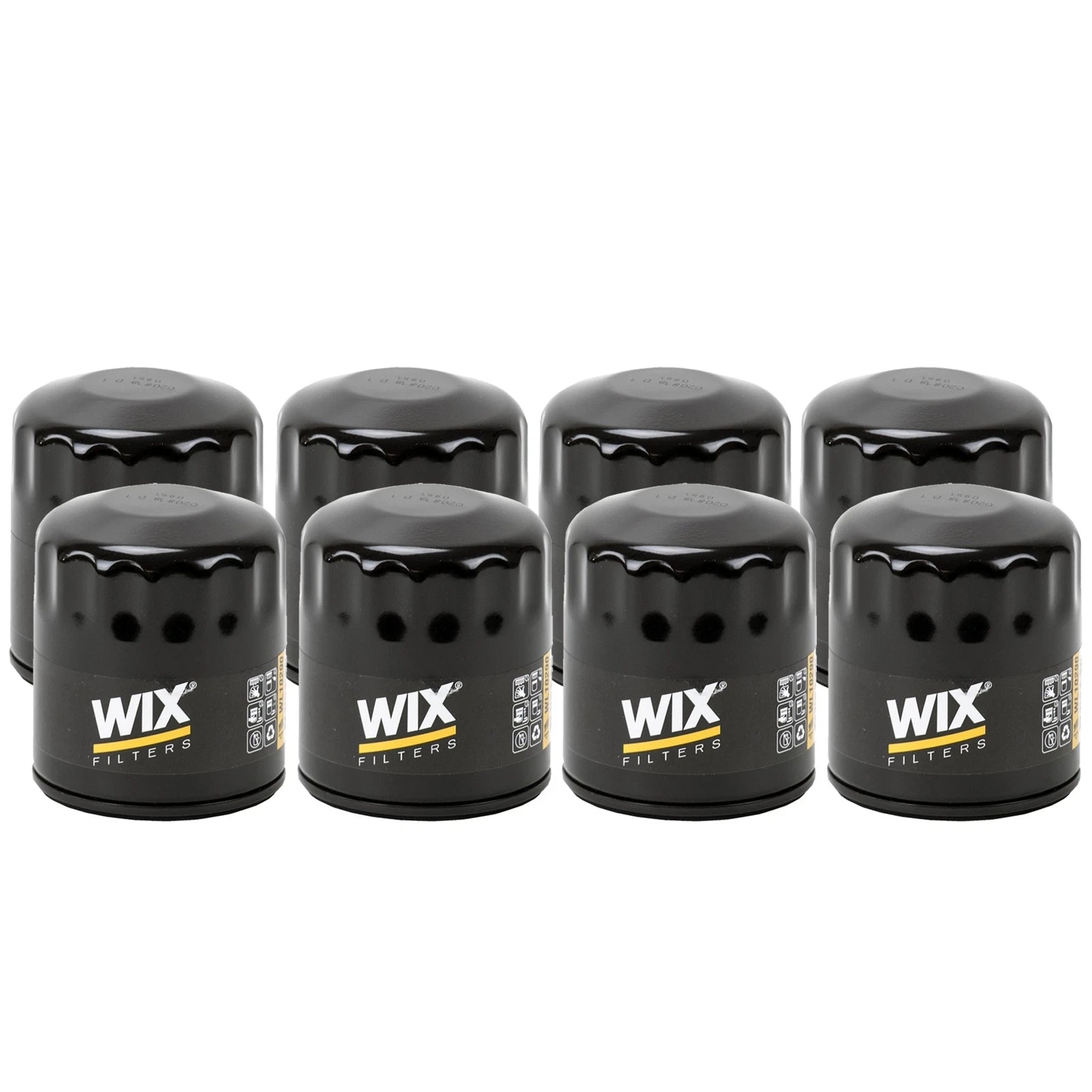 Set of 8 Engine Oil Filters for Buick Cadillac Chevrolet GMC (Police)