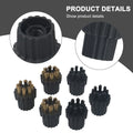 Set of 6 Steam Cleaner Brush Brass Nylon Components