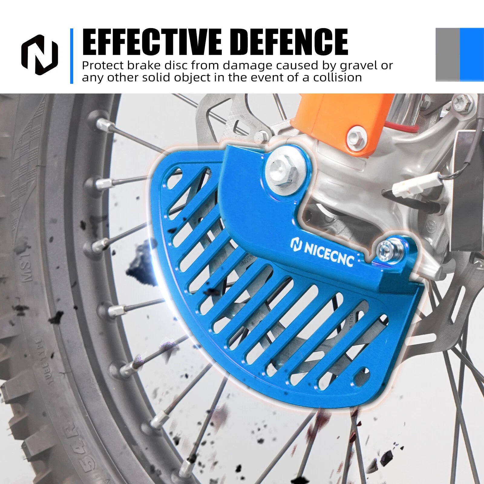 Front Brake Disc Guard for Husqvarna FE 250 350 450 501 (2016–2025)