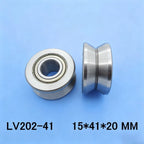 Sliding Rollers Bearing LV202 41ZZ for Track Pulley (Communication Devices)