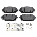 Set of 4 Akebono ProACT Front Ceramic Brake Pads for 124 Spider MX-5 Miata (2016–2023)