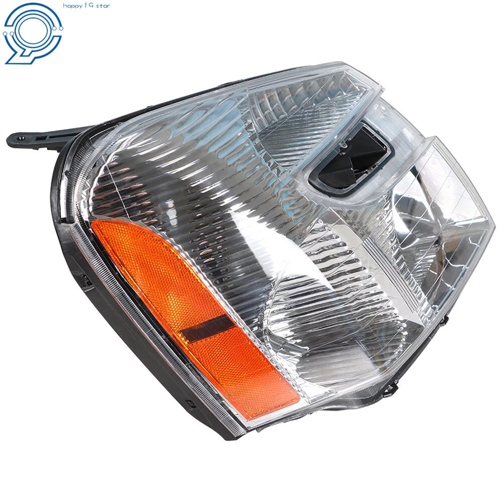 Halogen Headlight Right Side for Chevy Equinox (2005-2009) Chrome Housing