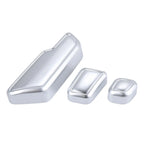 Set of 6 Silver Tone Door Seat Adjust Button Switch Covers for Mercedes Benz B180 (2012–2019)