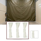Heavy Duty Olive Drab Canvas Tarp 400x500cm Waterproof UV Resistant