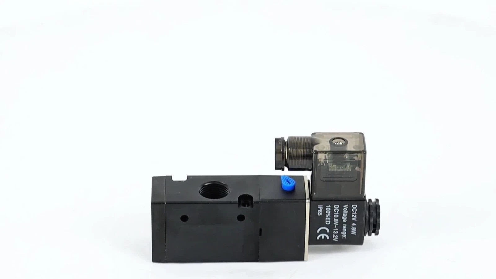 Brass Electric Solenoid Valve for Water Air (12V, N/C, IP65)