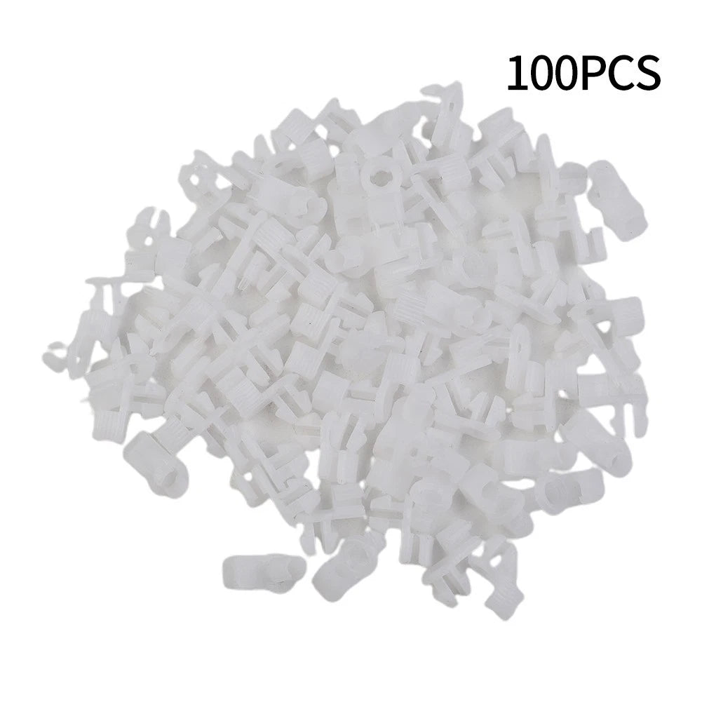 100X Door Lock Fastener Rod Clips for Car (8mm)