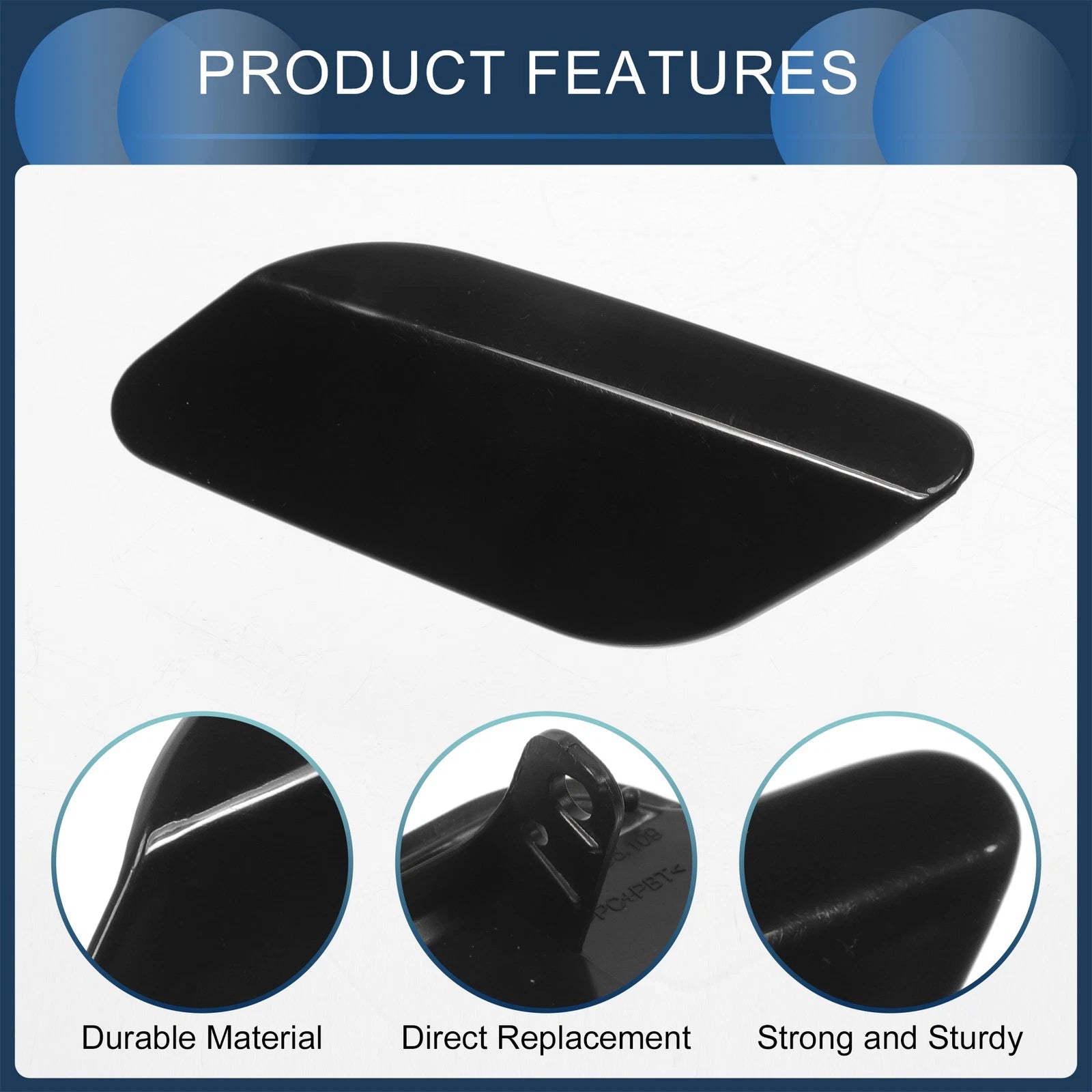 Front Left Washer Nozzle Cover Cap for Volkswagen Jetta A6 (2011–2014)