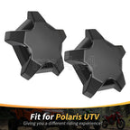 2X Black 5 Lug Rim Wheel Caps 1523842-744 for Polaris RZR Pro R 2022–2024