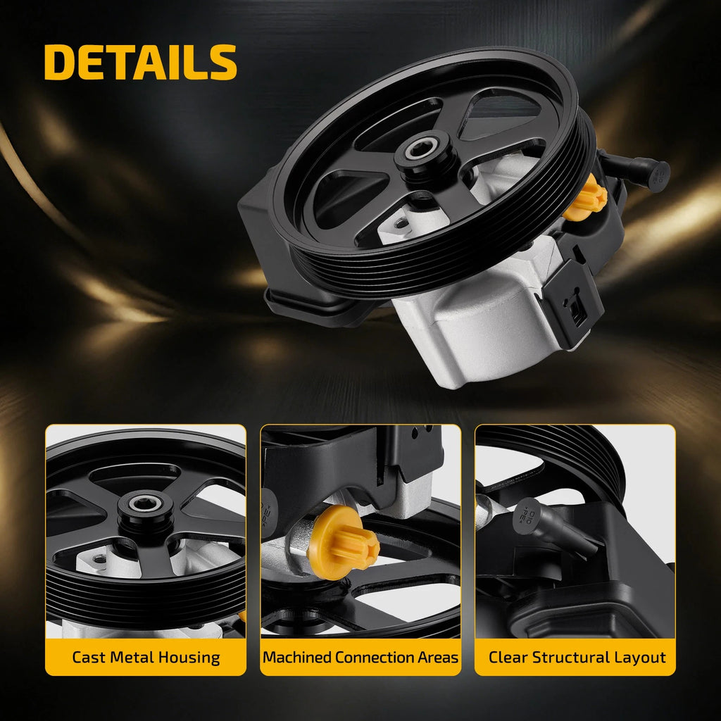 Power Steering Pump with Reservoir Pulley for Chevrolet Camaro V8 (2010–2012)