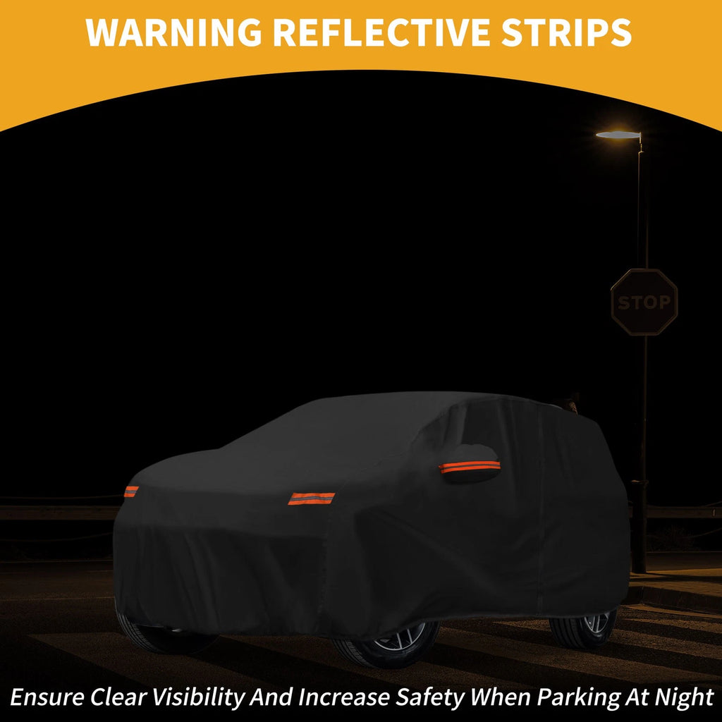 Car Cover Waterproof All Weather for Honda Pilot (2016–2023) 190T-PU Zipper