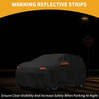 Car Cover Waterproof All Weather for Honda Pilot (2016–2023) 190T-PU Zipper