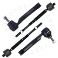 Set of 4 Tie Rod End Links for Nissan Sentra (2007–2012)