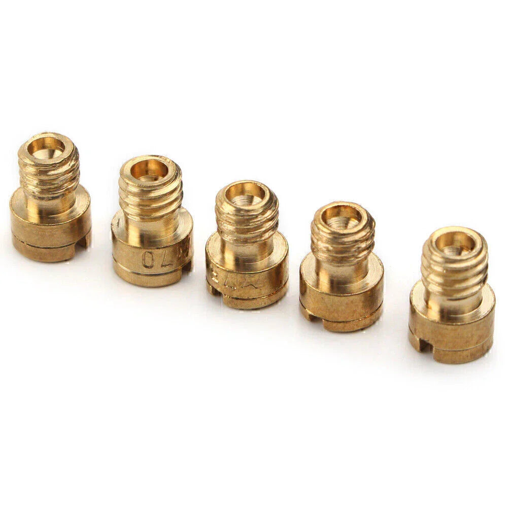 4mm Carburetor Jets #60/65/70/75/80 for 50cc 60cc 80cc Motorized Bikes