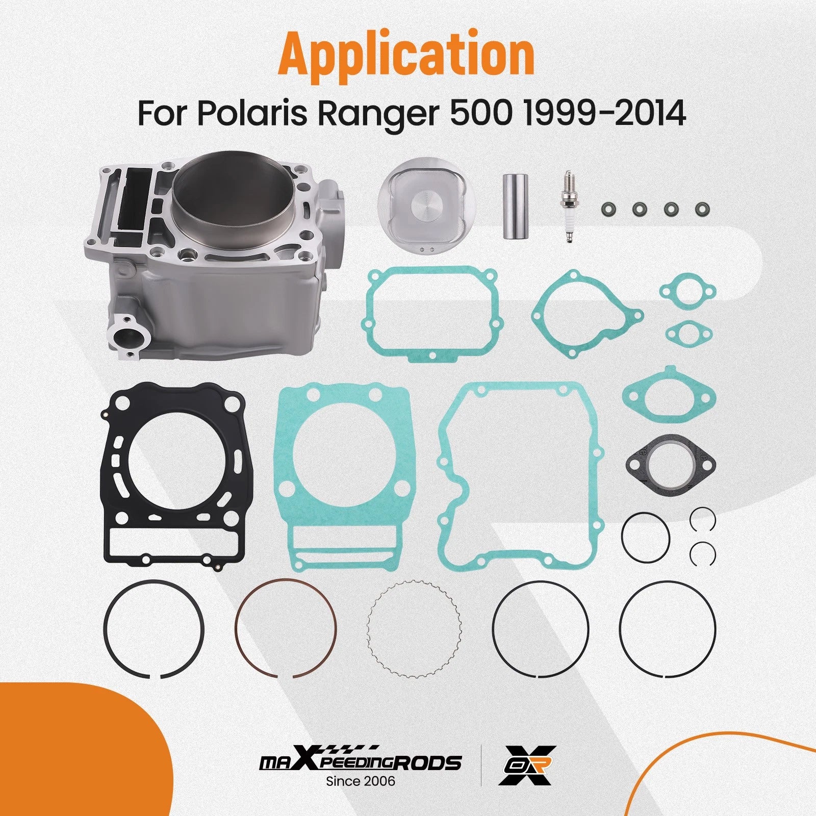 92mm Bore Cylinder & Piston Kit for Polaris Sportsman 500 (1996–2013)