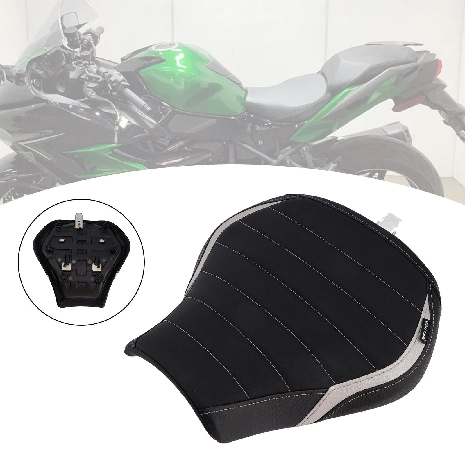 Front Driver Seat Cushion for Kawasaki Ninja H2 SX (2022–2025)