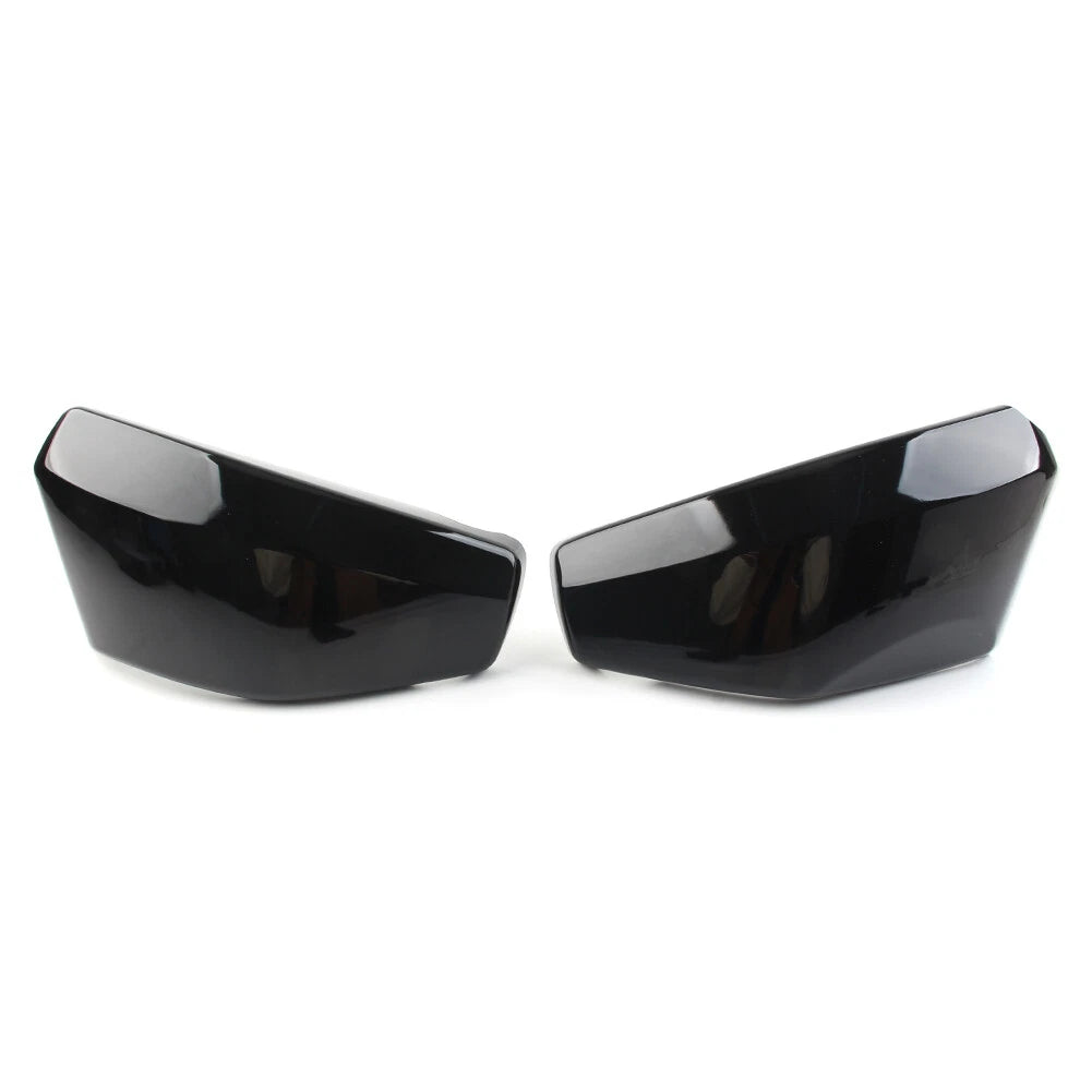 Set of 2 ABS Plastic Battery Side Covers for Honda VTX1300 (2003–2009) Black