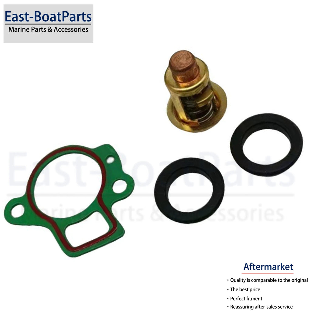 140°F Thermostat Kit for Yamaha F9.9 T9.9 F15 F25 T25 F30 (1999–2023) 6G8-12411-00