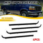 Door Window Sweep Seal for Ford Bronco/F150 (1987–1996)