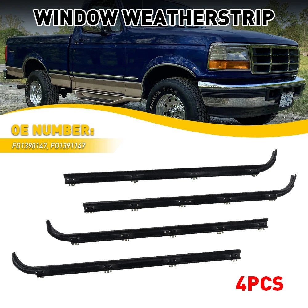Door Window Sweep Seal for Ford Bronco/F150 (1987–1996)