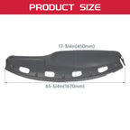 Dash Cover for Dodge Ram 1500 2500 3500 (1998–2002) Dark Grey Overlay
