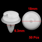 Set of 50 Push-in Plastic Rivets for BMW (702105292365)