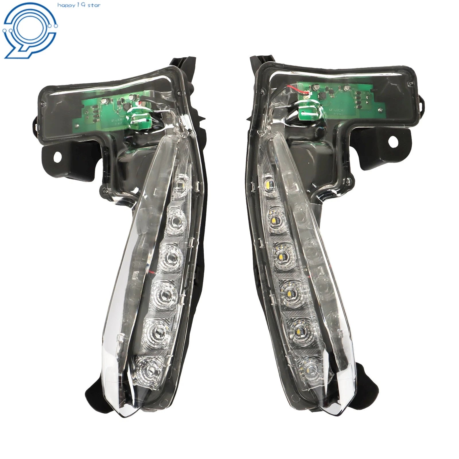 Fog Lamp DRL Light for Toyota Corolla SE XSE (2017-2019) LED Black