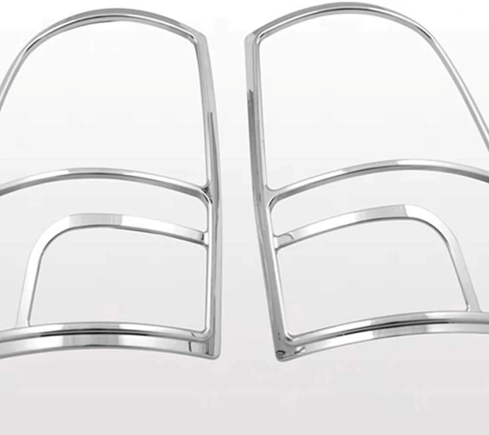 Taillight Bezel Set Chrome for 2009–2012 Dodge Ram 2pc Luxury FX
