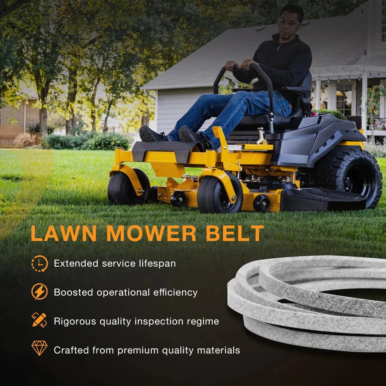 V-Belt for Hustler Raptor Zero Turn Mower (2017-2023)