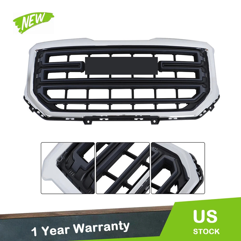 Front Center Mesh Grille for GMC Sierra 1500 (2016–2018)