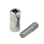 1/4" Square Drive Drill Socket Adapter for Impact Driver - Chrome Vanadium Steel