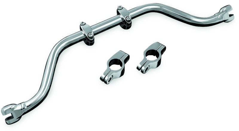Kuryakyn Longhorn Trident Offset Highway Pegs for Harley Dyna (1991–2017)