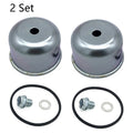 2X Carburetor Float Bowl Set for Briggs & Stratton Lawn Mower (495933, 494378, 693614)