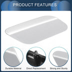 Front Right Washer Nozzle Cover Cap for Volkswagen Jetta A6 (2011–2014) Silver Tone