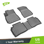 Set of 3 All Weather Floor Mats for Chevrolet Malibu (2016–2025)