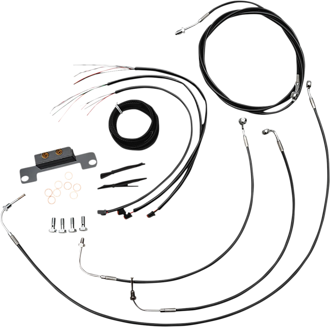 Handlebar Cable/Brake Line Kit for LA Choppers (Stock Handlebars)