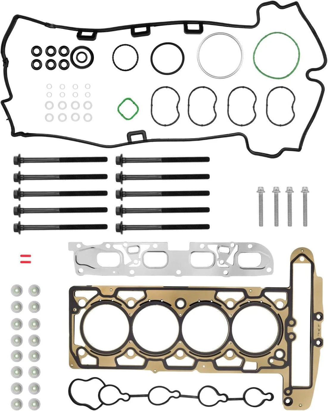 2.4L Head Gasket Bolts Set for Chevy Equinox, Captiva, Malibu, GMC Terrain, Buick (2005–2017)