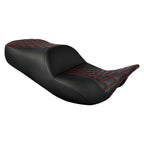 Driver Passenger Seat for Harley Touring Electra Road Glide (2009–2023) Black