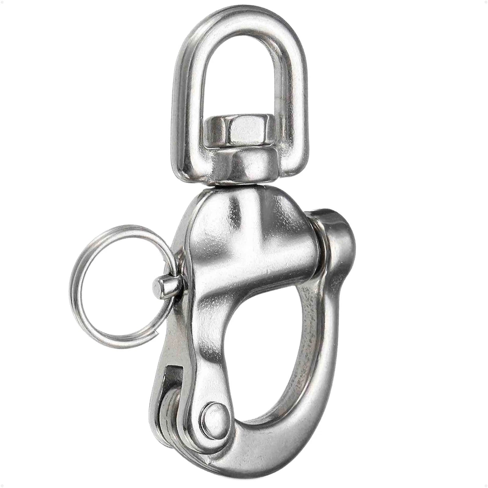 Swivel Eye Snap Shackle Quick Release Bail Rigging for Sailing Boat (N/A)