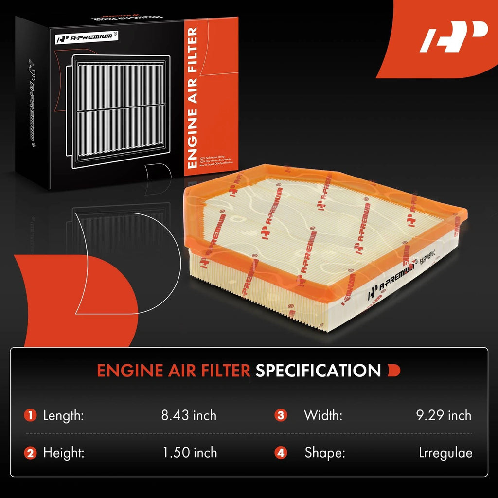 2X Engine Air Filter for BMW M2 M3 M4 M5 M6 Gran Coupe (2015-2021)