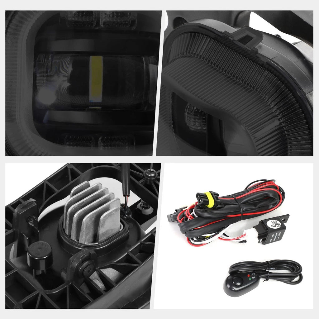Smoked Lens LED Projector Fog Lights for F250-F550 SD/Excursion (2005–2007)
