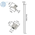 10x 500mm Linear Motion Rail Shaft with 4 SCS10UU Bearings & SK10 Support